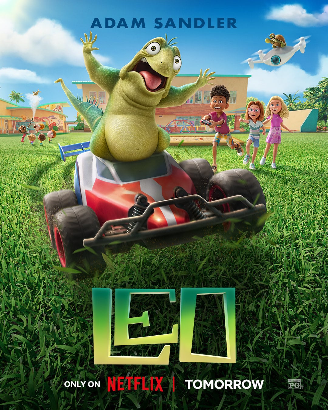 New poster for ‘LEO’, starring Adam Sandler. F*XOXO