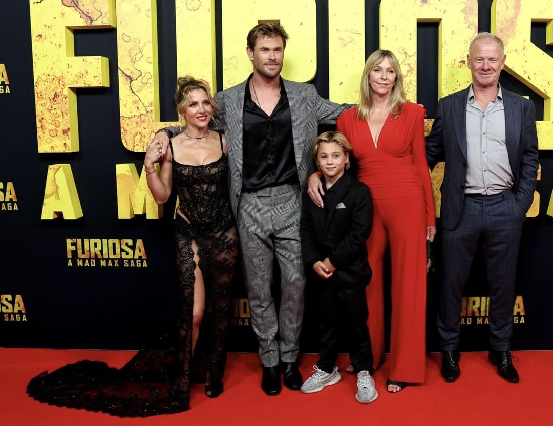 Chris Hemsworth brings his family to the ‘Furiosa A Mad Max Saga